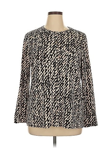 Dana Buchman Long Sleeve Blouse (view 1)
