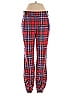 Tanya Taylor Plaid Red Casual Pants Size 2 - photo 1