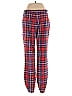 Tanya Taylor Plaid Red Casual Pants Size 2 - photo 2