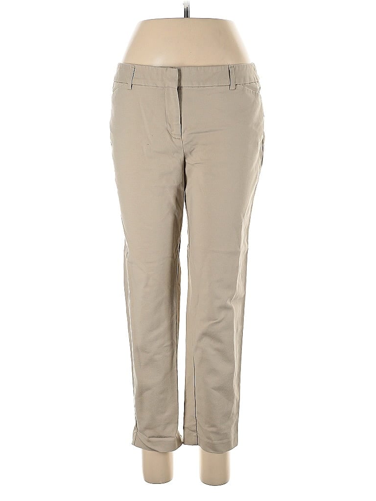 Pre-owned Liz Claiborne Khaki Pant In Brown