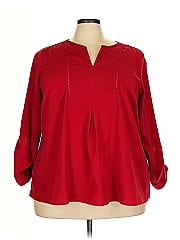 Lane Bryant Outlet 3/4 Sleeve Blouse