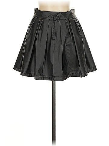 Assorted Brands Faux Leather Skirt (view 2)