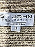 St. John Collection Tweed Gold Casual Skirt Size 12 - photo 4