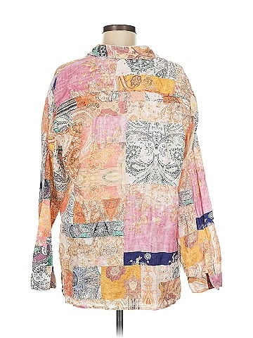 Magaschoni Long Sleeve Button-Down Shirt (view 2)