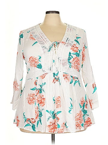 Torrid 3/4 Sleeve Blouse (view 1)