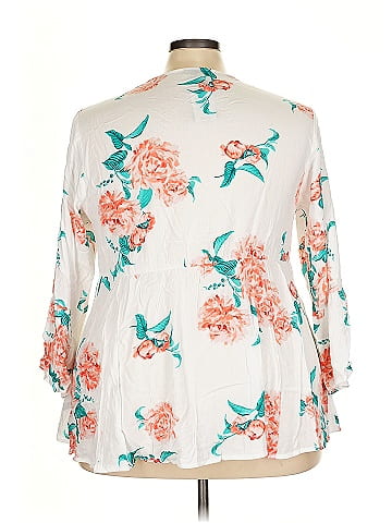 Torrid 3/4 Sleeve Blouse (view 2)