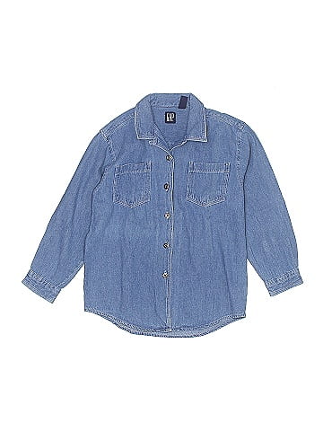 Gap Long Sleeve Button-Down Shirt (view 1)