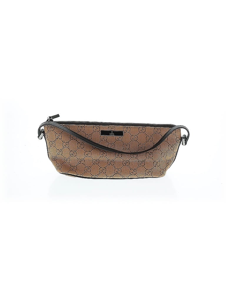 Gucci Brown Tan GG Canvas Accessories Boat Pochette One size - photo 1