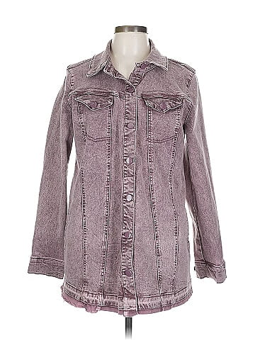 LOGO by Lori Goldstein Denim Jacket (view 1)