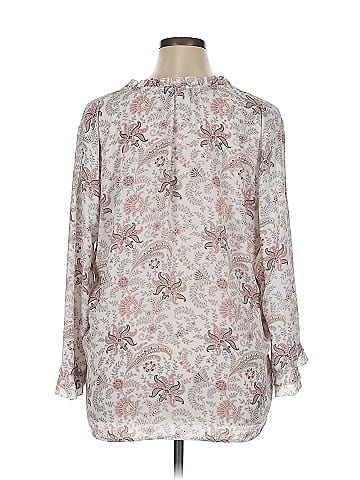 Ann Taylor LOFT 3/4 Sleeve Blouse (view 2)