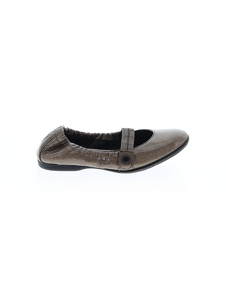 Born Metallic Gray Tan Flats Size 6 (wide) - photo 1