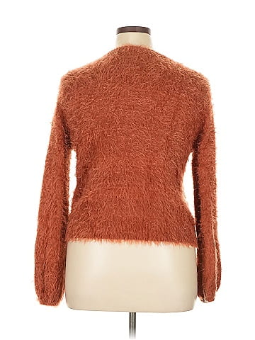 Woven Heart Pullover Sweater (view 2)