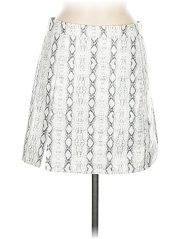 Polly Faux Leather Skirt (view 1)