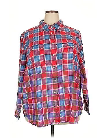 Lands' End Long Sleeve Button-Down Shirt (view 1)