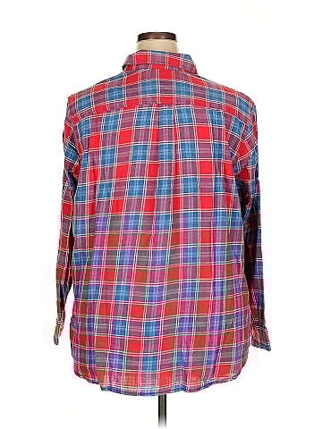 Lands' End Long Sleeve Button-Down Shirt (view 2)