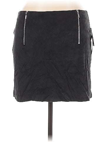 Kensie Faux Leather Skirt (view 1)