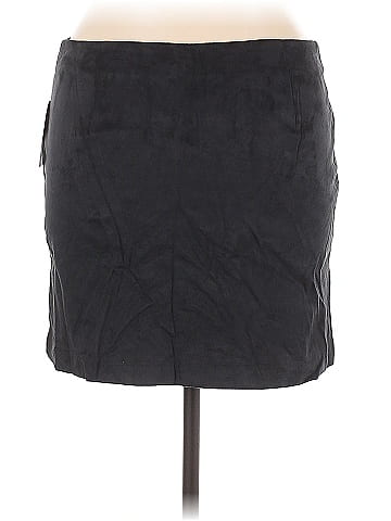 Kensie Faux Leather Skirt (view 2)