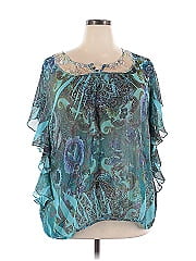 Lane Bryant Outlet Short Sleeve Blouse
