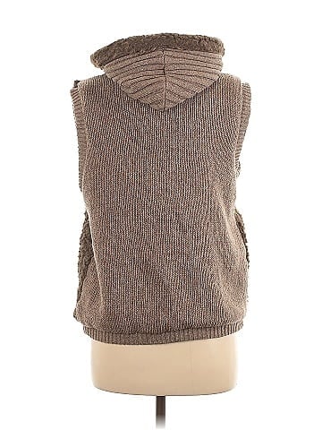 Green Tea Faux Fur Vest (view 2)