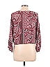 Charlotte Russe 100% Rayon Burgundy 3/4 Sleeve Blouse Size L - photo 2