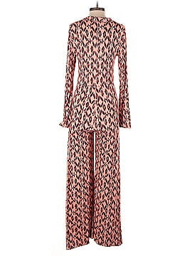 Free People Animal Print Pink Orange Jumpsuit Size XS