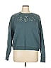 Spiritual Gangster 100% Cotton Teal Blue Sweatshirt Size XL - photo 1