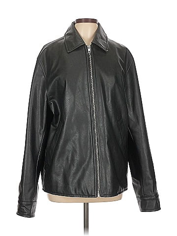 H&M Faux Leather Jacket (view 1)