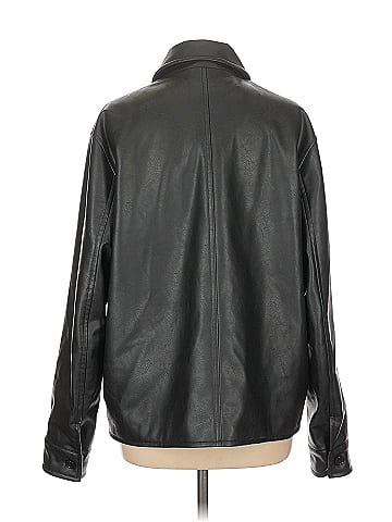 H&M Faux Leather Jacket (view 2)