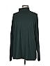 Eri + Ali Solid Green Turtleneck Sweater Size M - photo 1