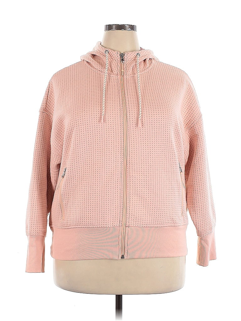Active by Old Navy Pink Zip Up Hoodie Size XXL - photo 1