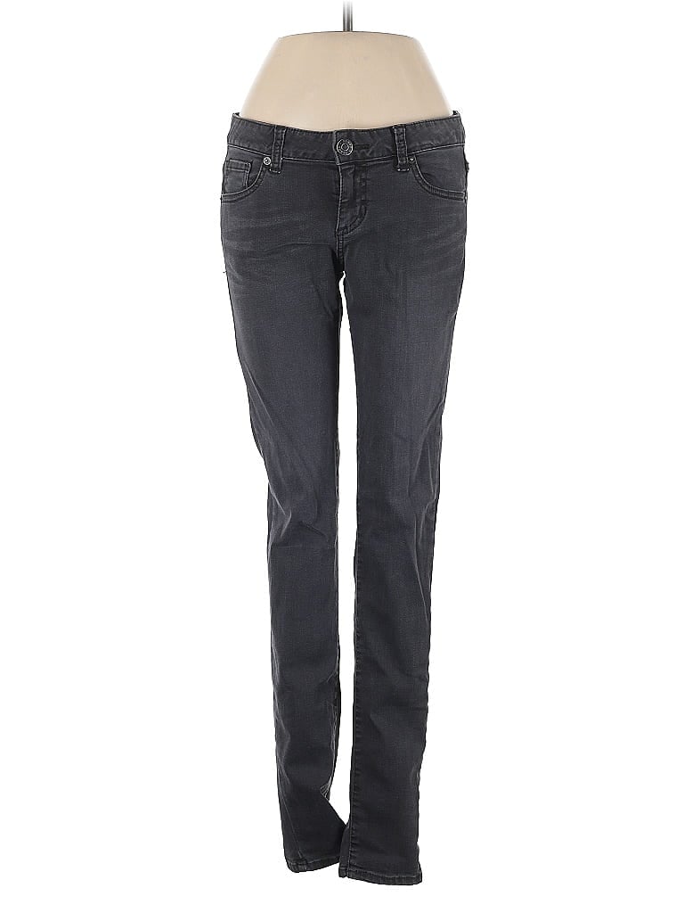 Guess Jeans Solid Gray Jeans Size 27 waist - photo 1