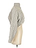 For Love & Lemons Chevron-herringbone Gray Turtleneck Sweater Size S - photo 4