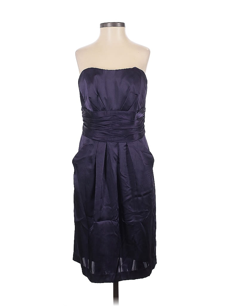 David's Bridal 100% Polyester Purple Cocktail Dress Size 4 - photo 1