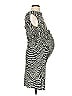 A Pea in the Pod Animal Print Gray Cocktail Dress Size S - photo 4