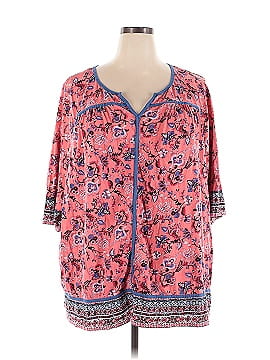 Woman Within 3/4 Sleeve Blouse
