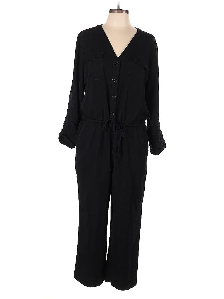 Pre-owned Max Studio Jumpsuit In Black