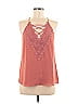 Nine Britton 100% Polyester Orange Sleeveless Blouse Size M - photo 1