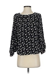 Tanya Taylor Long Sleeve Silk Top