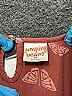 Jumping Beans 100% Rayon Hearts Burgundy Red Dress Size 4T - photo 3