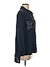 G by Giuliana Rancic 100% Viscose Blue Long Sleeve Button-Down Shirt Size L - photo 4