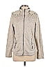 Natural Reflections 100% Polyester Tan Zip Up Hoodie Size M - photo 1