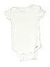 Gerber Solid Ivory Short Sleeve Onesie Size 0-3 mo - photo 1
