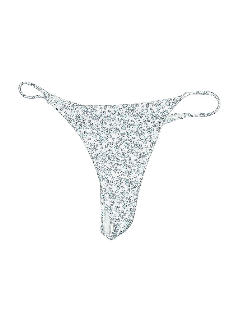 Zaful Paisley Silver Swimsuit Bottoms Size M - photo 1