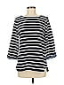 Talbots Outlet 100% Cotton Blue 3/4 Sleeve T-Shirt Size M - photo 1