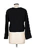 J.Crew 365 Black 3/4 Sleeve Top Size 10 - photo 2