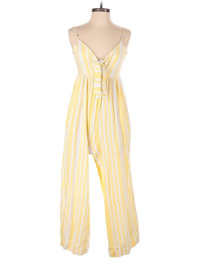 Pre-owned Willow Jumpsuit In Yellow