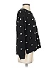 Lou & Grey for LOFT Hearts Black Pullover Sweater Size S - photo 4