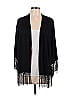 August Silk Black Kimono Size L - photo 1