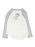 Tea 100% Cotton Silver Long Sleeve T-Shirt Size 10 - photo 1