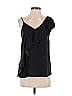 Who What Wear 100% Polyester Black Sleeveless Blouse Size XS - photo 1